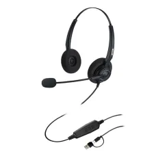 Inbertec UB200DT USB Wired Noise Cancelling Headphone