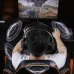 Top‑down gaming view of the Meetion MT‑HP012 7.1 Surround Sound USB Gaming Headset showing immersive surround audio waves around the user.