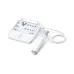 Beurer BM-95 Blood Pressure Monitor, top view highlighting monitor unit, connected cuff and integrated ECG measurement setup