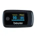 Beurer PO 45 Pulse Oximeter, front view showing digital display with blood oxygen and pulse rate readings