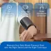 Person measuring blood pressure with Omron Smart Elite+ HEM‑7600T Arm BP Monitor featuring cuff and heartbeat detection.