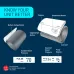 Diagram showing parts and readings of Omron Smart Elite+ HEM‑7600T Arm BP Monitor for better understanding of unit.