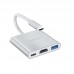 Hoco HB14 Easy use 3-in-1 USB Type-C Hub