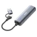 LDNIO USB hub with detachable adapter, braided cable and aluminum корпус, compact portable design
