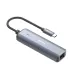 LDNIO DS-124C USB-C hub with aluminum body, braided cable and Ethernet port, compact sleek design