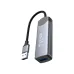 LDNIO DS-134U USB hub showing side and bottom ports, aluminum build with USB 3.0 support for fast data syncing