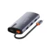 LDNIO DS-15U multi-port USB hub with three USB 3.0 ports, sleek metal design and flexible braided Type-C cable