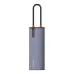 LDNIO DS-15U USB hub with 3 USB 3.0 ports, compact aluminum body and braided loop cable for durability