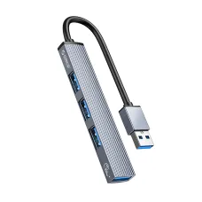 Orico USB A to USB 3.0 4 Port Aluminum Hub