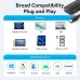 Chart detailing the broad compatibility of the Vention CHYBB USB-C hub with various devices and operating systems.