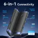Vention TPVBB 6-in-1 Wireless HDMI Docking Station showing 6 in 1 connectivity with multiple ports display