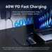 Vention TPVBB 6-in-1 Wireless HDMI Docking Station with 60W PD fast charging powering laptop and accessories