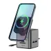 WiWU Wi-W025 9 in 1 Multi Port Type-C Docking Station With Magsafe Wireless Charger