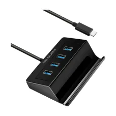 Yuanxin X-3209T Type-C Male to Quad USB Female Hub 