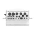 Front angled view of Solis S6-EH3P10K02-NV-YD-L 10KW Hybrid Inverter featuring display and compact design.