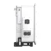 Front angled view of Solis S6-EH3P125K-NV-YD-H 125kW Hybrid Solar Inverter featuring display and compact design.
