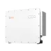 Front view of Solis S6-GC3P Three Phase On-Grid Solar Inverter with white casing and LCD display
