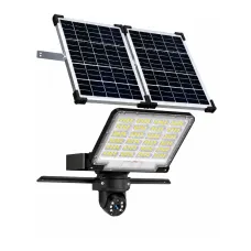 3MP 4G SIM Supported AI System Solar Camera With Street Light