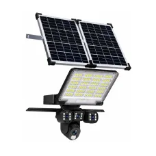 6MP Dual Lens 4G SIM Supported AI Solar Camera With Street Light
