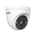 Front view of Tenda TC3T24C IP Camera with central lens, dual infrared sensors, and white dome-style housing.