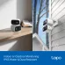 Indoor and outdoor views of TP-Link Tapo C246D WiFi Camera showing IP65 water and dust resistance monitoring.