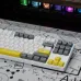 Ajazz AK873 Hot Swappable MDA Profile Green Switch Mechanical Gaming Keyboard