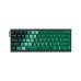 Front view of AJAZZ ALUX 60 HE Ultra ARGB Aluminum Mechanical Gaming Keyboard