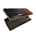 Angled view showing top keycaps and bottom casing of DAREU CK98 Ultra HE Mechanical Gaming Keyboard