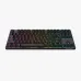 Compact tenkeyless view of Durgod Taurus K320 Nebula Space Purple Mechanical Keyboard with gradient RGB lighting.