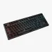 Full layout view of Durgod Taurus K320 Nebula Space Purple Mechanical Keyboard with number pad and RGB gradient.