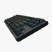 Front view of Durgod Taurus K320 Nebula Space Purple Mechanical Keyboard with RGB backlit raised keycaps.
