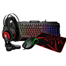 Fantech P51 5 In 1 Gaming Combo - Hitam