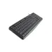 Angled perspective view of Havit KB2006 Pro USB Wired Keyboard showing compact layout and slightly elevated base design