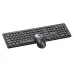 AN-500 wireless keyboard and mouse combo with round keys, slim design and compact layout for modern workspace