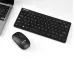 Top view of the Meetion MINI 4000 Wireless Keyboard Mouse Combo with Bangla showing compact keyboard layout and matching wireless mouse arrangement on desk.