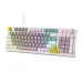 Top view of Mofii AK-96 Wired Mechanical Keyboard showing compact layout with dark grey keycaps