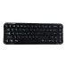 Top view of Mofii SK-711TM Tri Mode RGB Wireless Keyboard in black showing compact layout and RGB keys