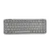 Top view of Mofii SK-711TM Tri Mode RGB Wireless Keyboard in white showing clean design and compact keys