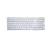 Robeetle G98 Full-Sized Backlit Yellow Switch Mechanical Gaming Keyboard White