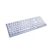 Robeetle G98 Full-Sized Backlit Yellow Switch Mechanical Gaming Keyboard White