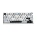 Top view of T-Wolf K81 Mechanical Keyboard with bilingual English keycaps in minimalist 75% design.