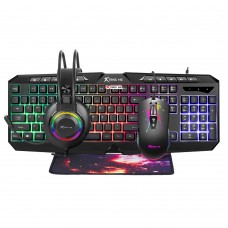 Xtrike Me CMX-410 Gaming Keyboard, Mouse, Mousepad & Headset Combo