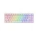 Front perspective of Zifriend TK68 68Keys Mechanical Keyboard highlighting rainbow-lit keys and space-saving 75% design.