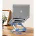 Movable 360° Round Ergonomic Push-Button Laptop Stand