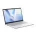 Right and left side views of ASUS Vivobook Go 14 E1404TA laptop highlighting multiple ports and slim profile.