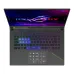 Top-down view of ASUS ROG Strix G16 G614PH Laptop with RGB keyboard, WASD keys highlighted, and numeric touchpad.