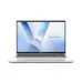 ASUS VivoBook 16 M1607GA laptop open with gradient screen, numeric keypad, and slim bezel design.