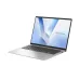 ASUS VivoBook 16 M1607GA laptop open with vivid gradient display, slim bezels, and sleek dark chassis.