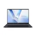 ASUS VivoBook 16 M1607GA laptop open with gradient screen, numeric keypad, and slim bezel design.