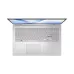 Above view of ASUS Vivobook Go 15 E1504FA Laptop keyboard and touchpad with screen displaying ASUS Vivobook text.